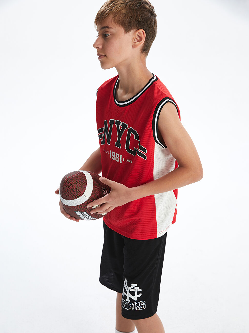 Crew Neck NYC Printed Boys' Tank Top -S5EH97Z4-Z2L