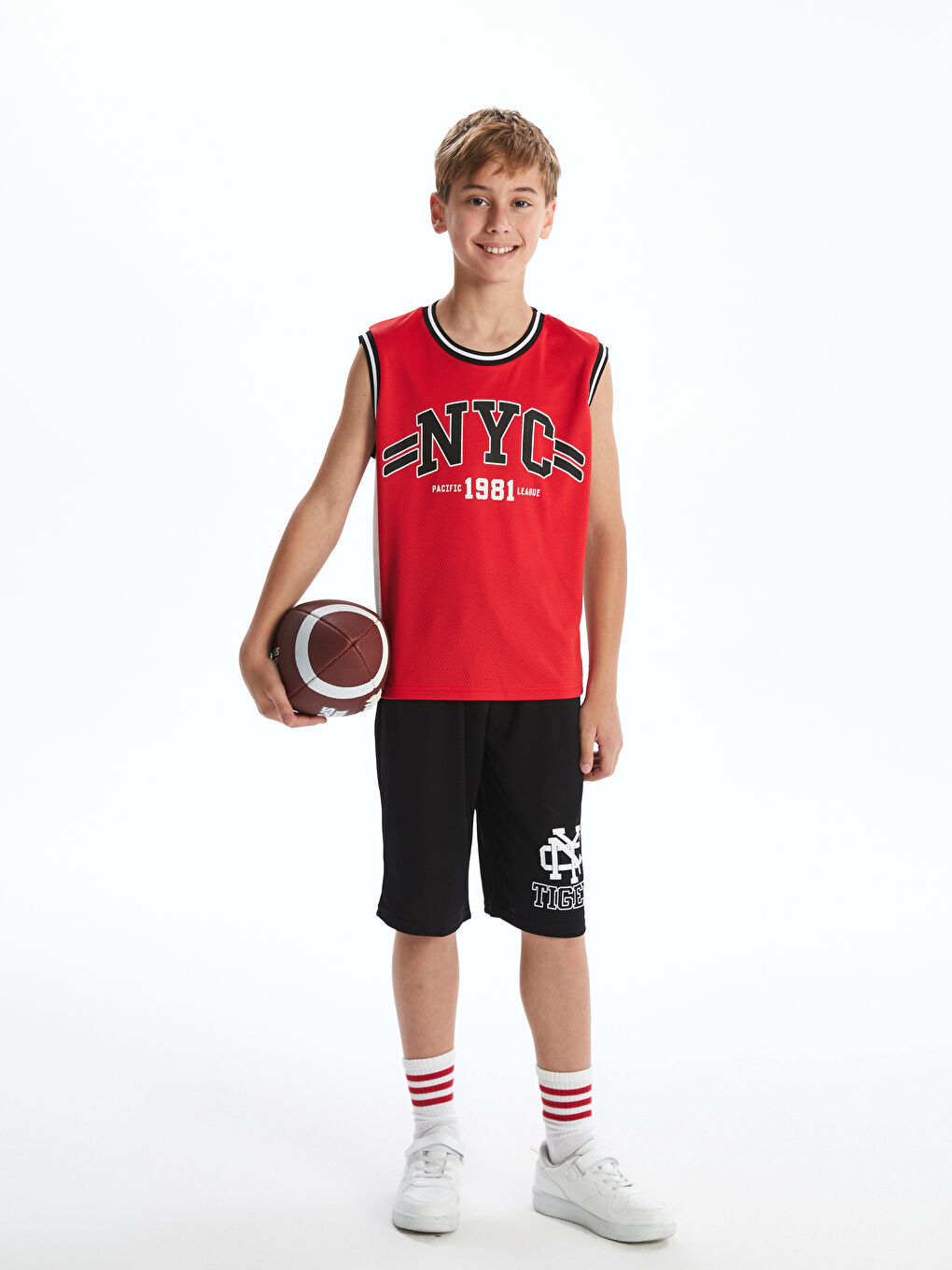 Crew Neck NYC Printed Boys' Tank Top -S5EH97Z4-Z2L