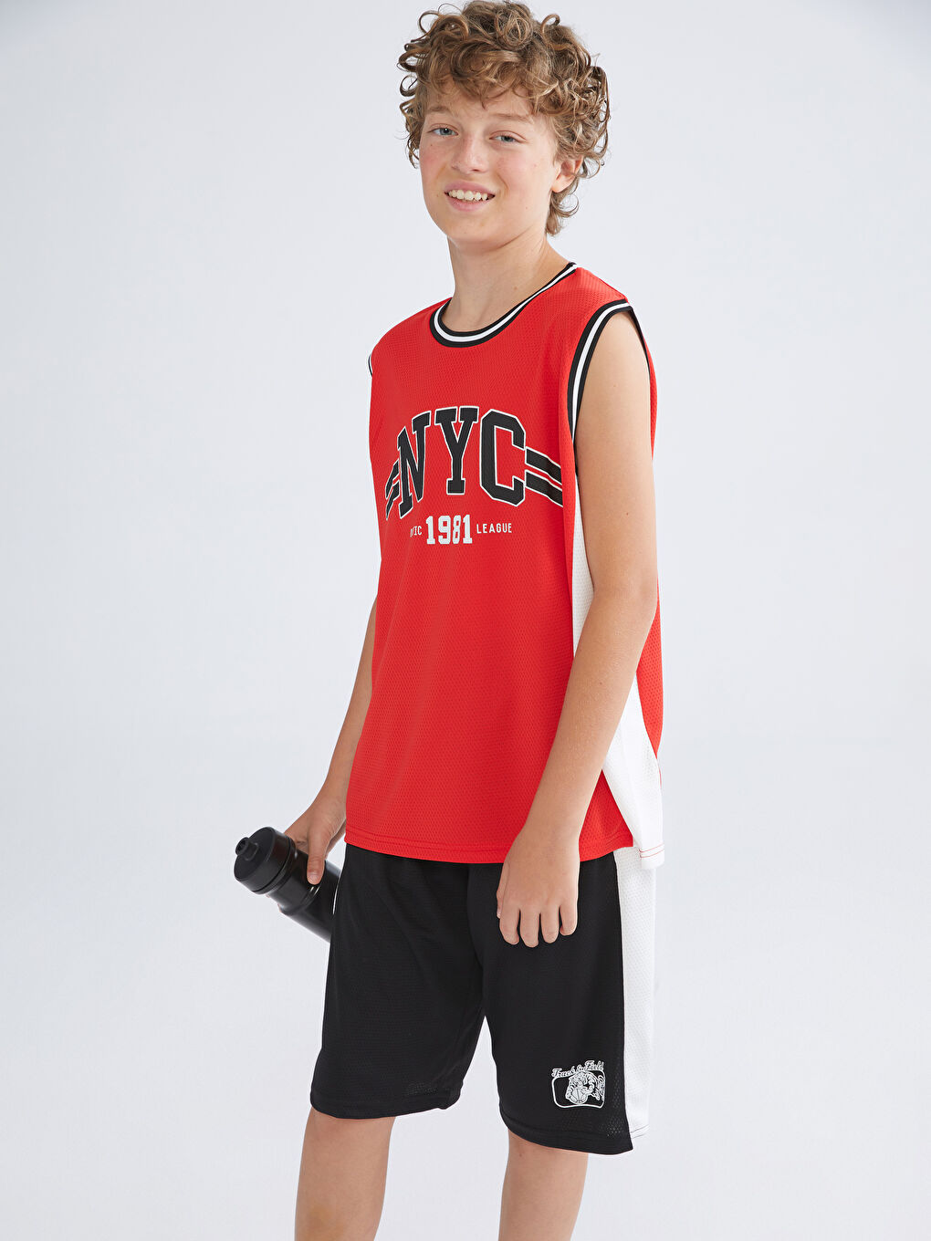 LCW Kids Crew Neck NYC Printed Boys' Tank Top -S5EH97Z4-Z2L