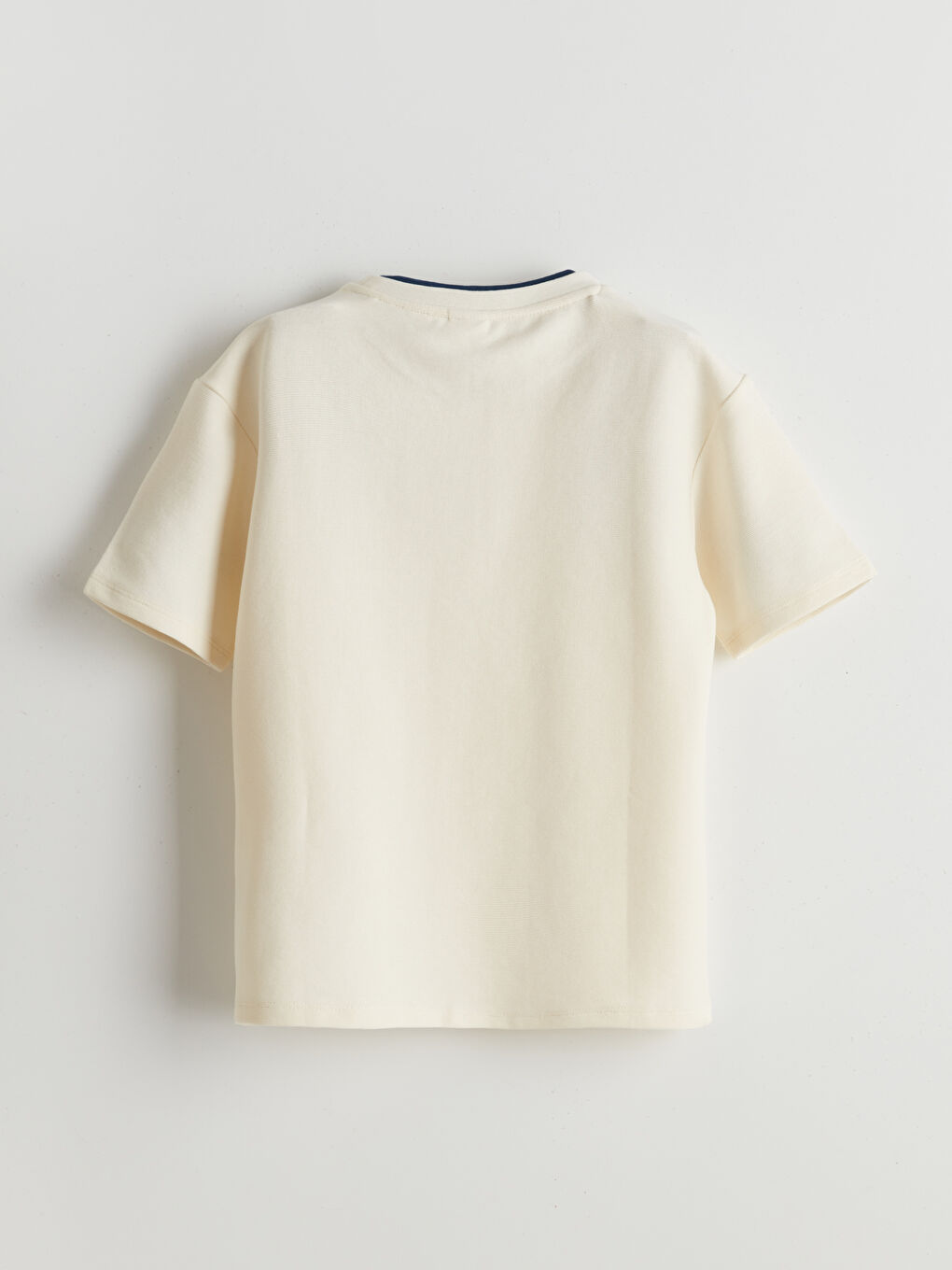 Crew Neck Embroidered Ottoman Piping Boy's T-Shirt -S5EI06Z4-FDJ