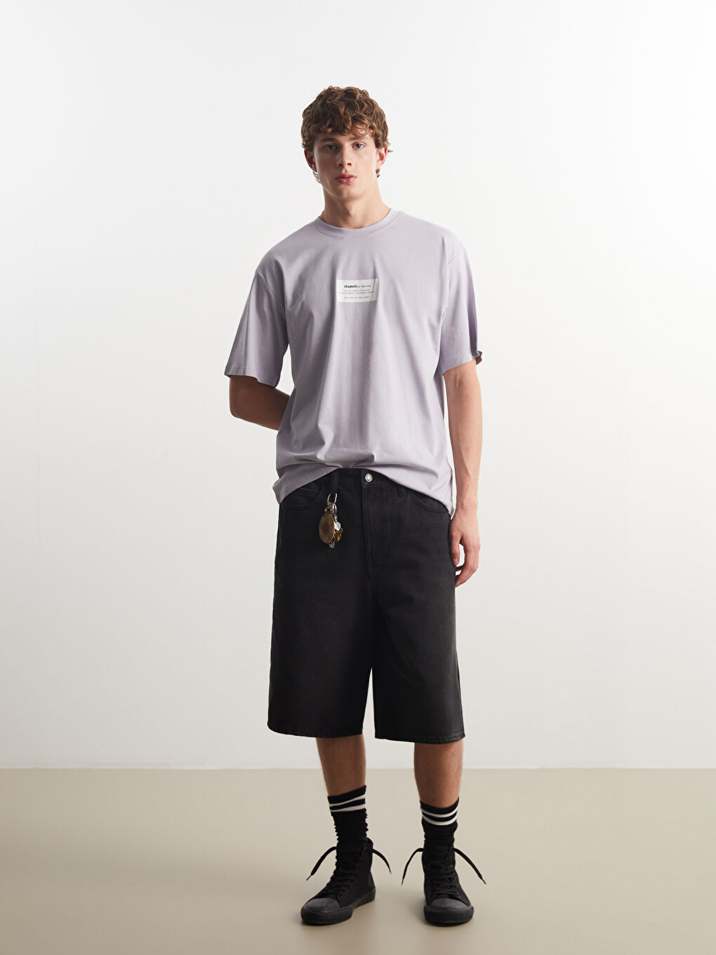 Crew Neck Printed Men's T-Shirt-1