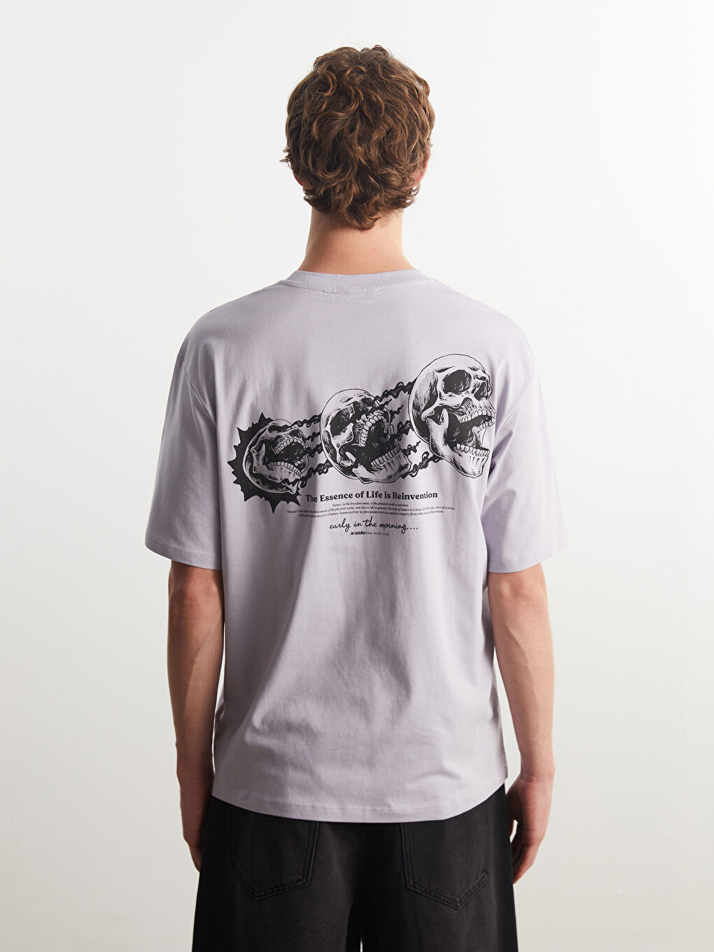 Crew Neck Printed Men's T-Shirt-3