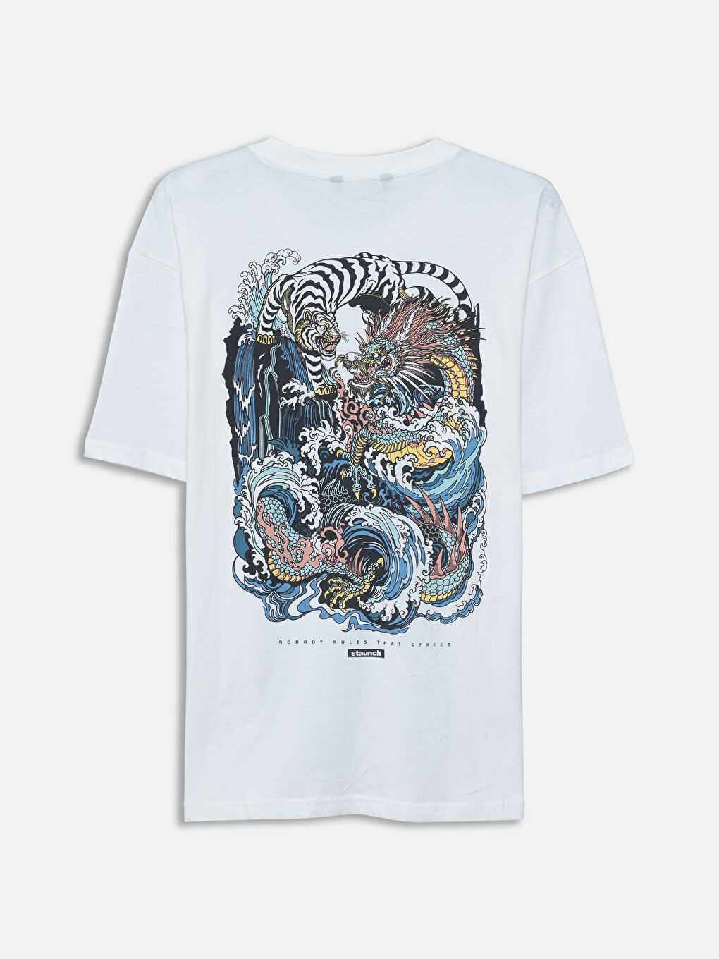Crew Neck Printed Men's T-Shirt -S5EI38Z8-R9J