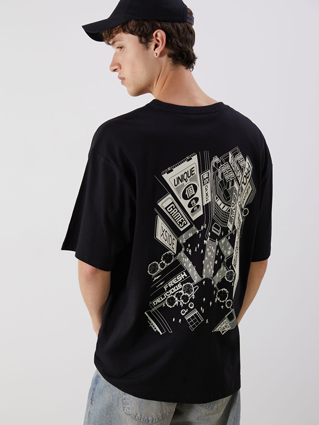 Crew Neck Jersey Men's T-Shirt -S5EI40Z8-CVL