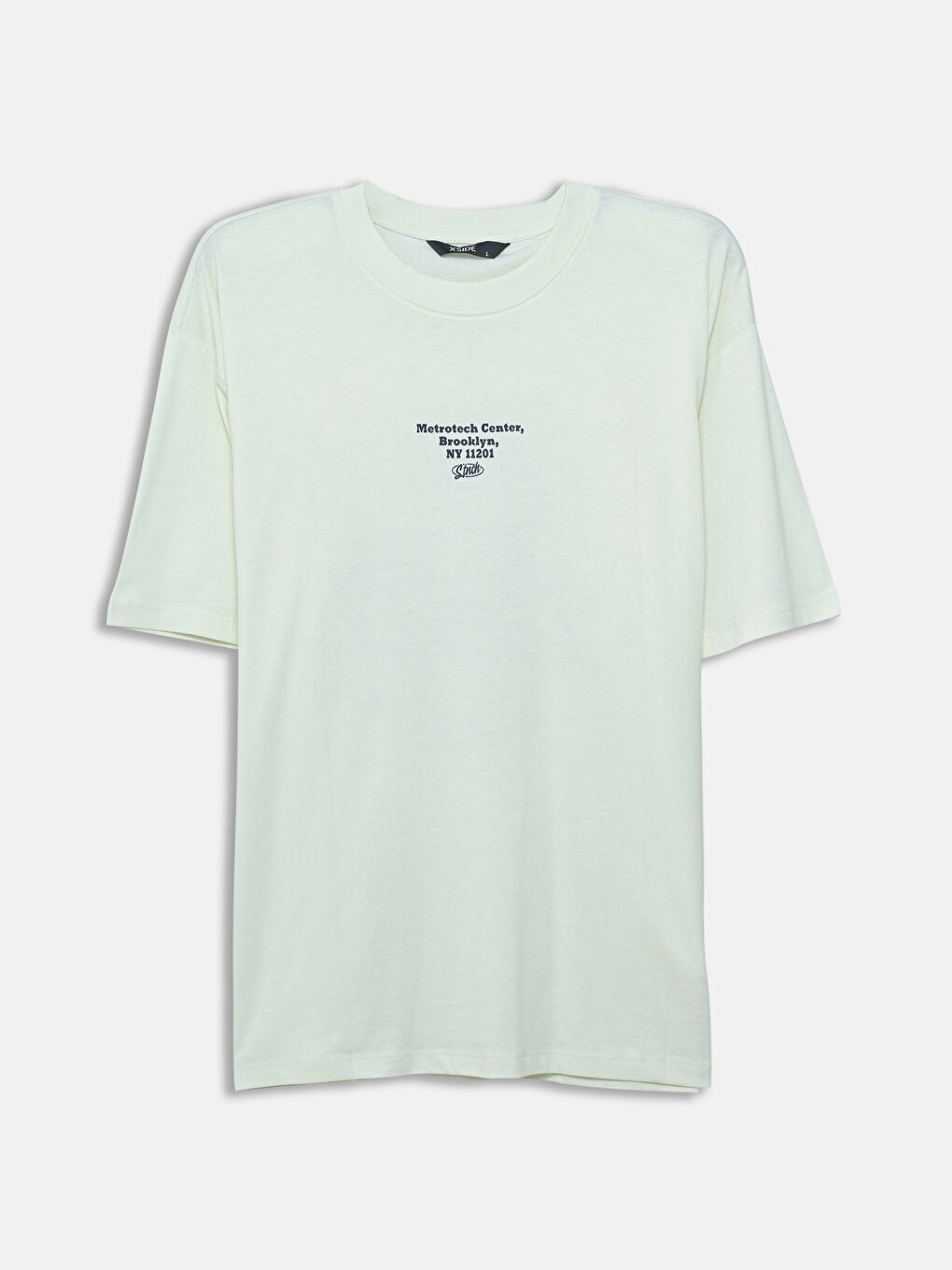 Crew Neck Printed Men's T-Shirt -S5EI45Z8-FUB