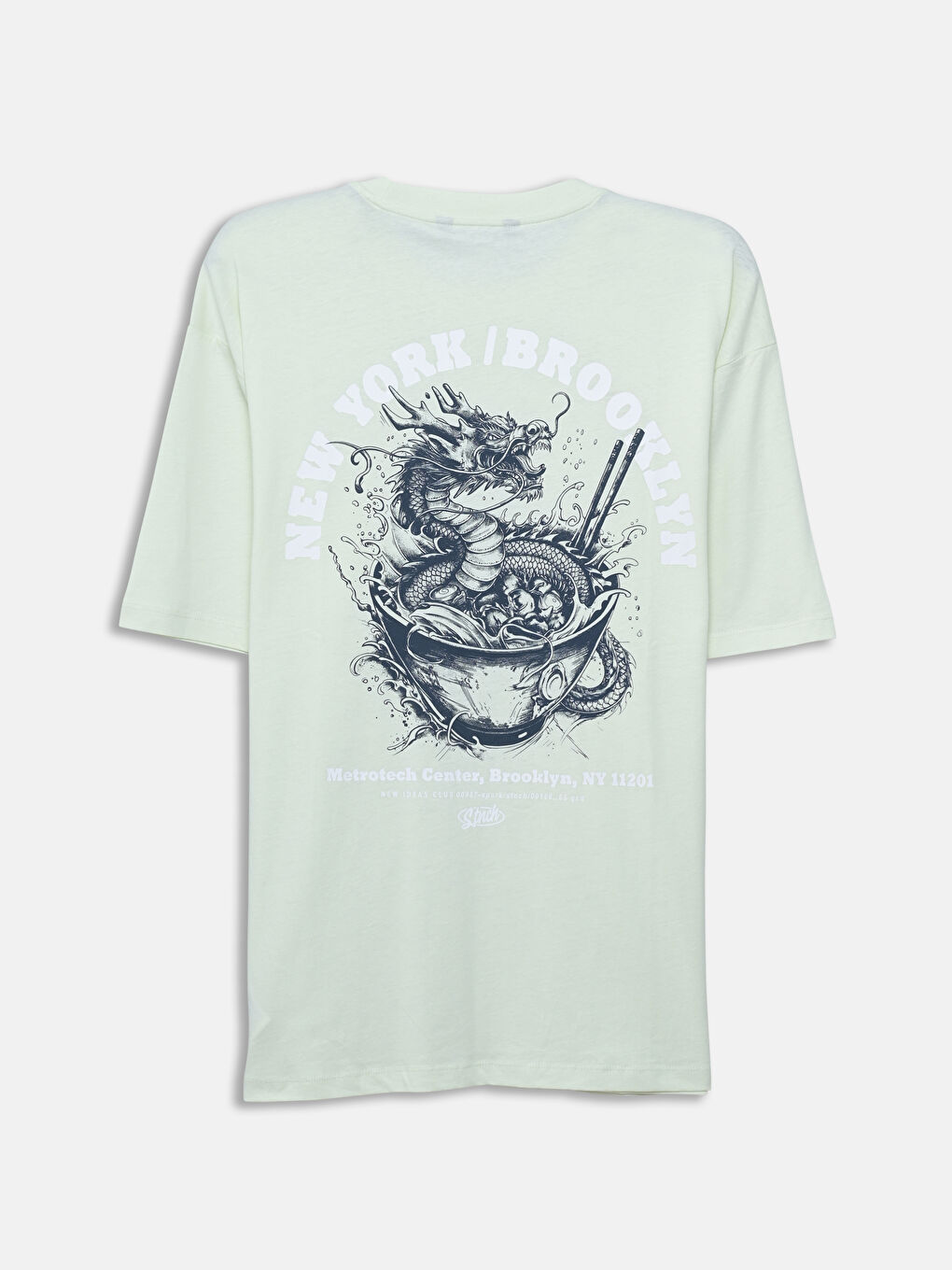 Crew Neck Printed Men's T-Shirt -S5EI45Z8-FUB
