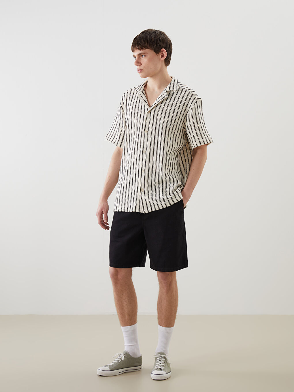 Muški džins šorc, comfortable fit -S5EI51Z8-326