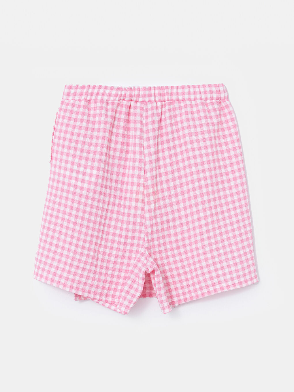 Elastic Waist Plaid Girl Short Skirt -S5EI67Z4-LTQ