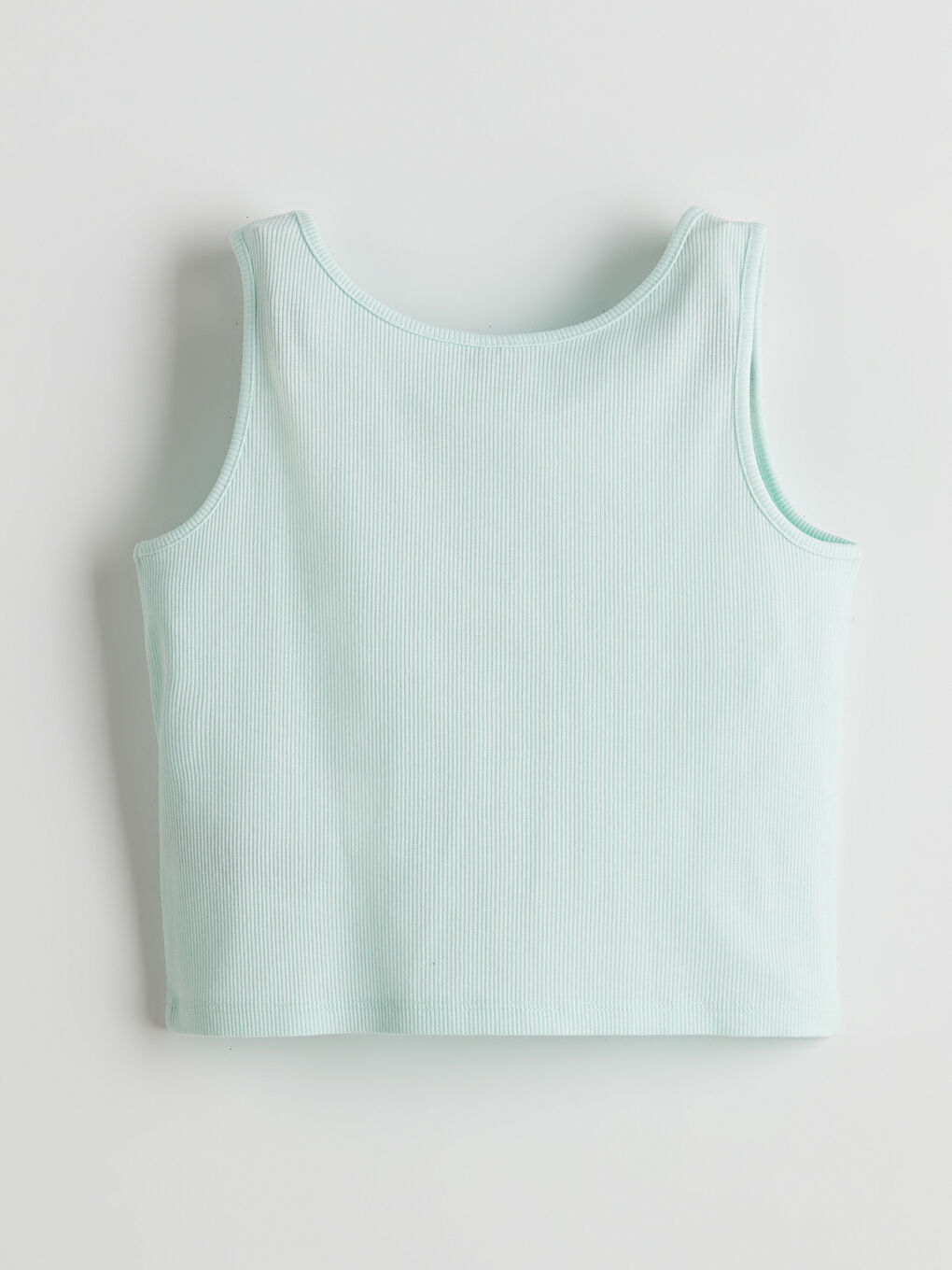 Crew Neck Stone Girl'S Crop Top -S5EI72Z4-FUL