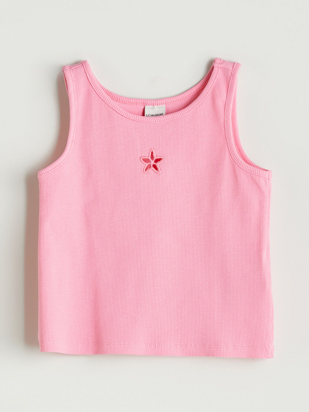 Crew Neck Girl's Crop Singlet -S5EI72Z4-FNL