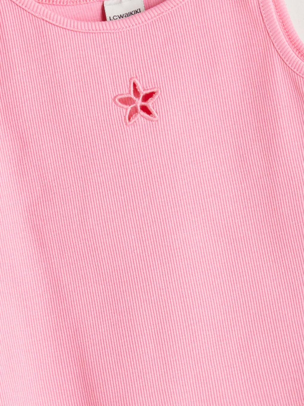 Crew Neck Girl's Crop Singlet -S5EI72Z4-FNL