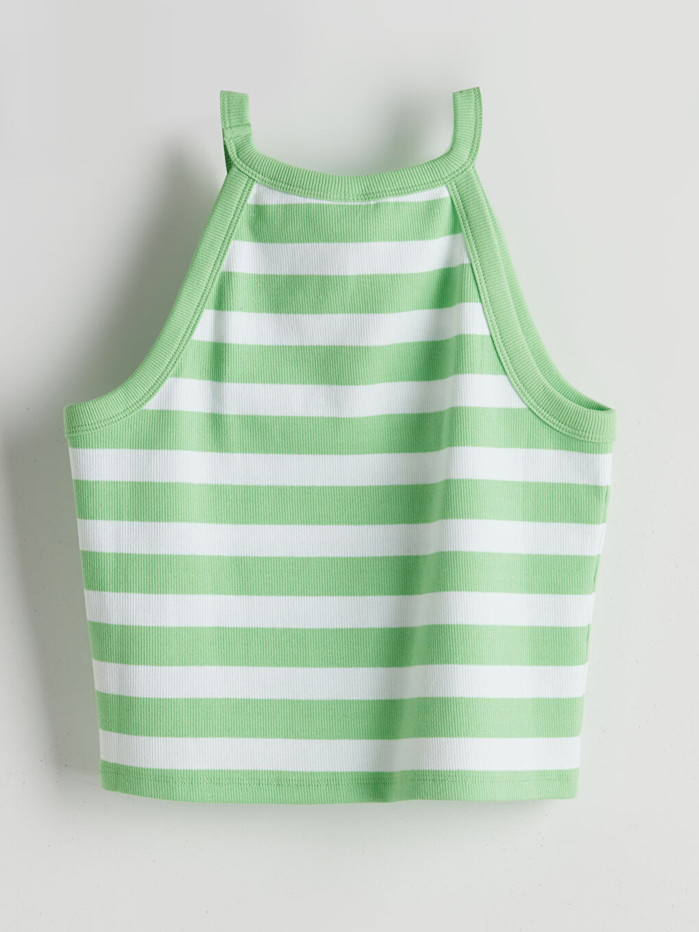 Halter Neck Striped Girls' Tank Top -S5EI73Z4-LFT