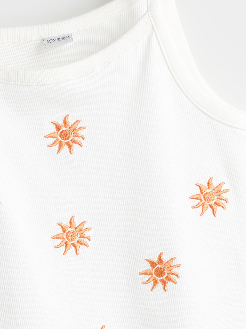 Square Neck Girl's Crop Tank Top -S5EI74Z4-R9J