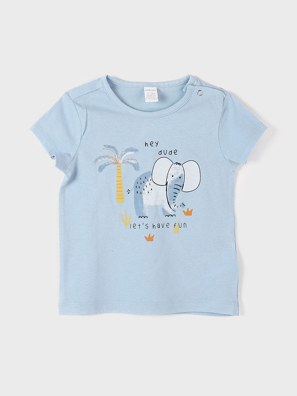 Crew Neck Printed Baby Boy Shorts Pyjama Set -S5EI93Z1-YMS