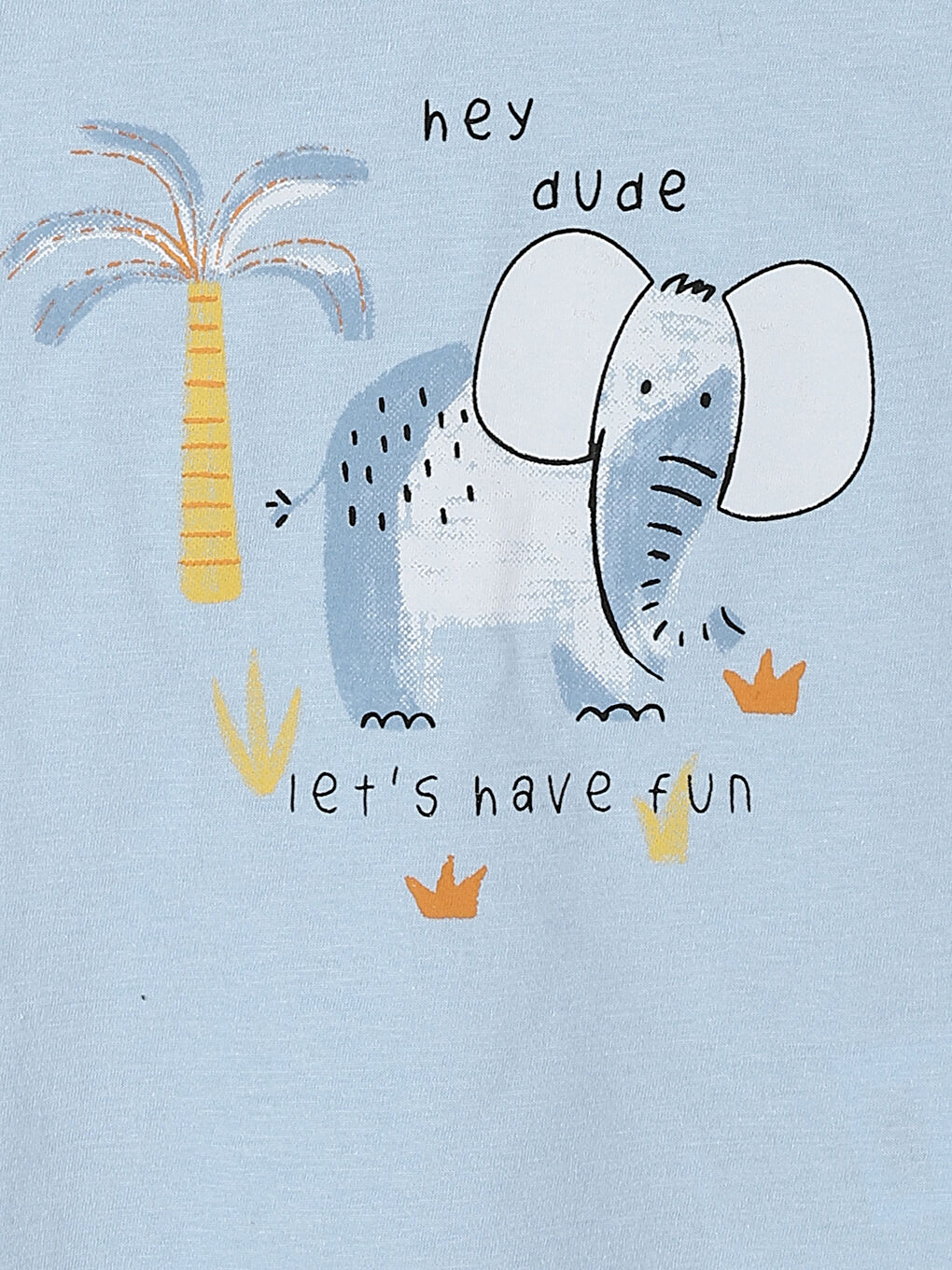 Crew Neck Printed Baby Boy Shorts Pyjama Set -S5EI93Z1-YMS