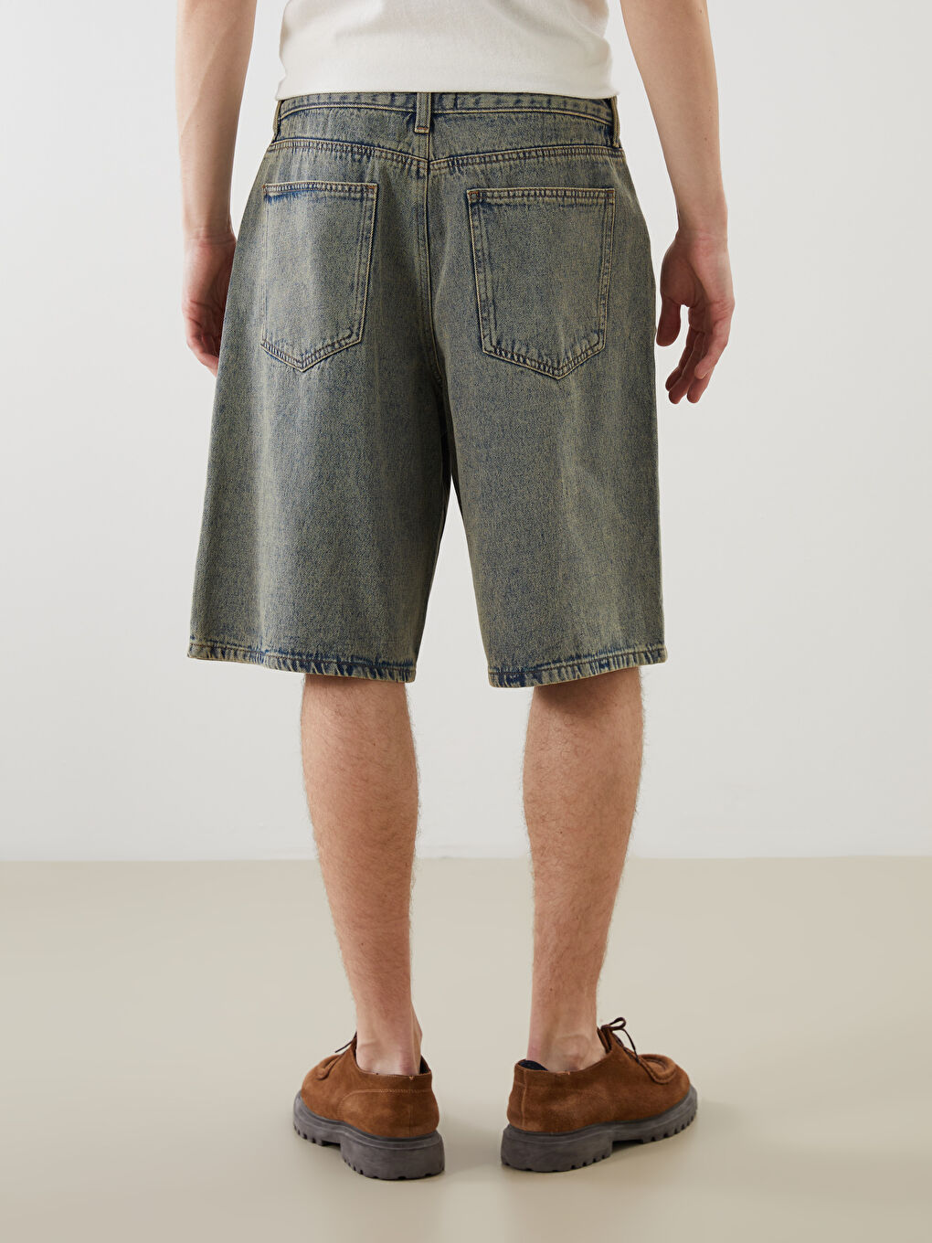 Muški džins šorc, comfortable fit -S5EJ17Z8-H45