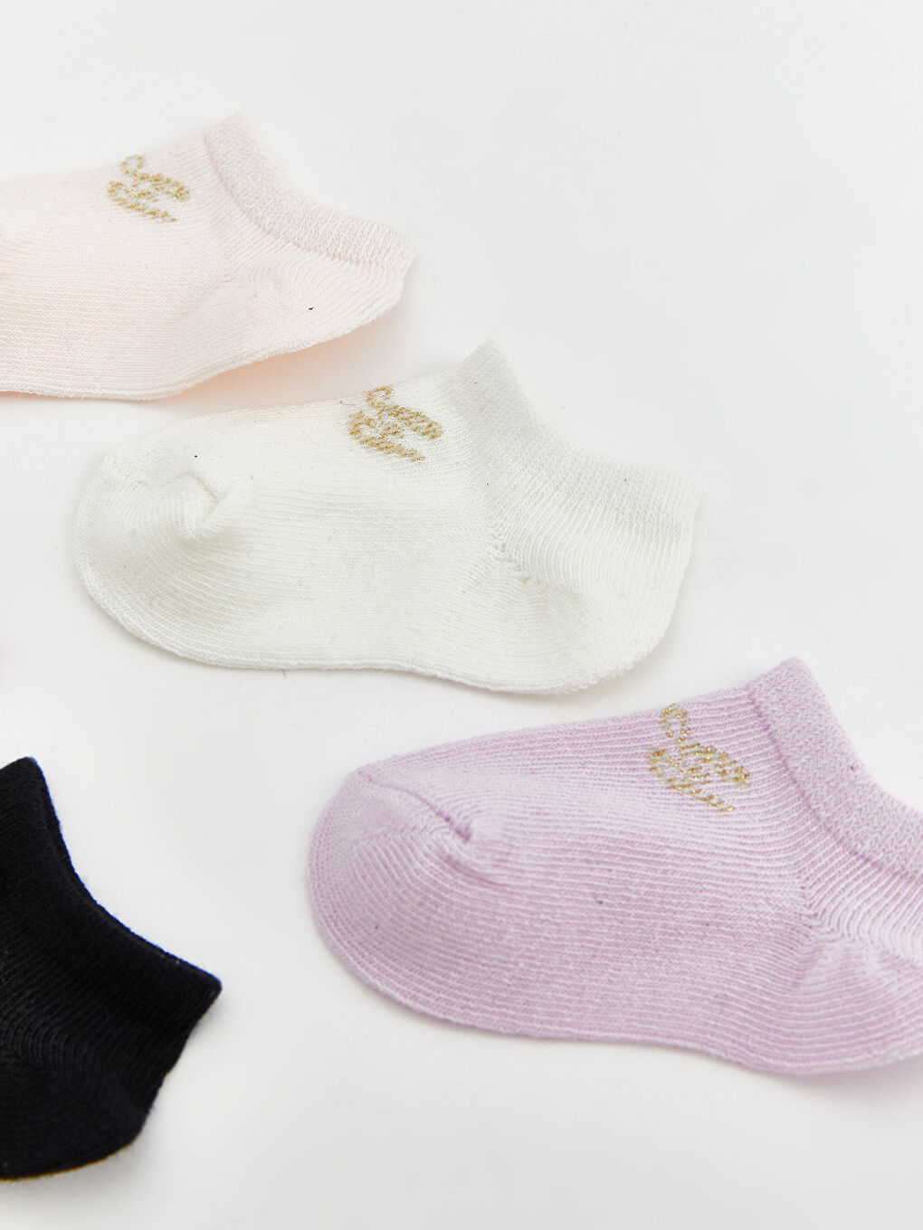 Printed Baby Girl Booties Socks 5 Pieces -S5EJ19Z1-JH3