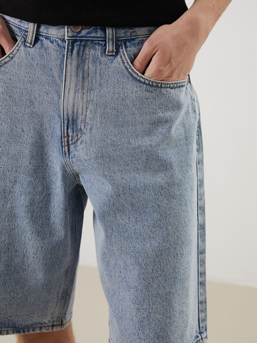 LCW Jeans Muški teksas šorts opuštenog kroja -S5EJ24Z8-311