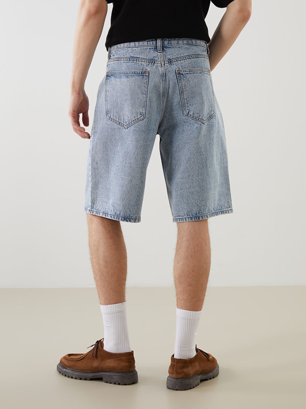 LCW Jeans Muški teksas šorts opuštenog kroja -S5EJ24Z8-311