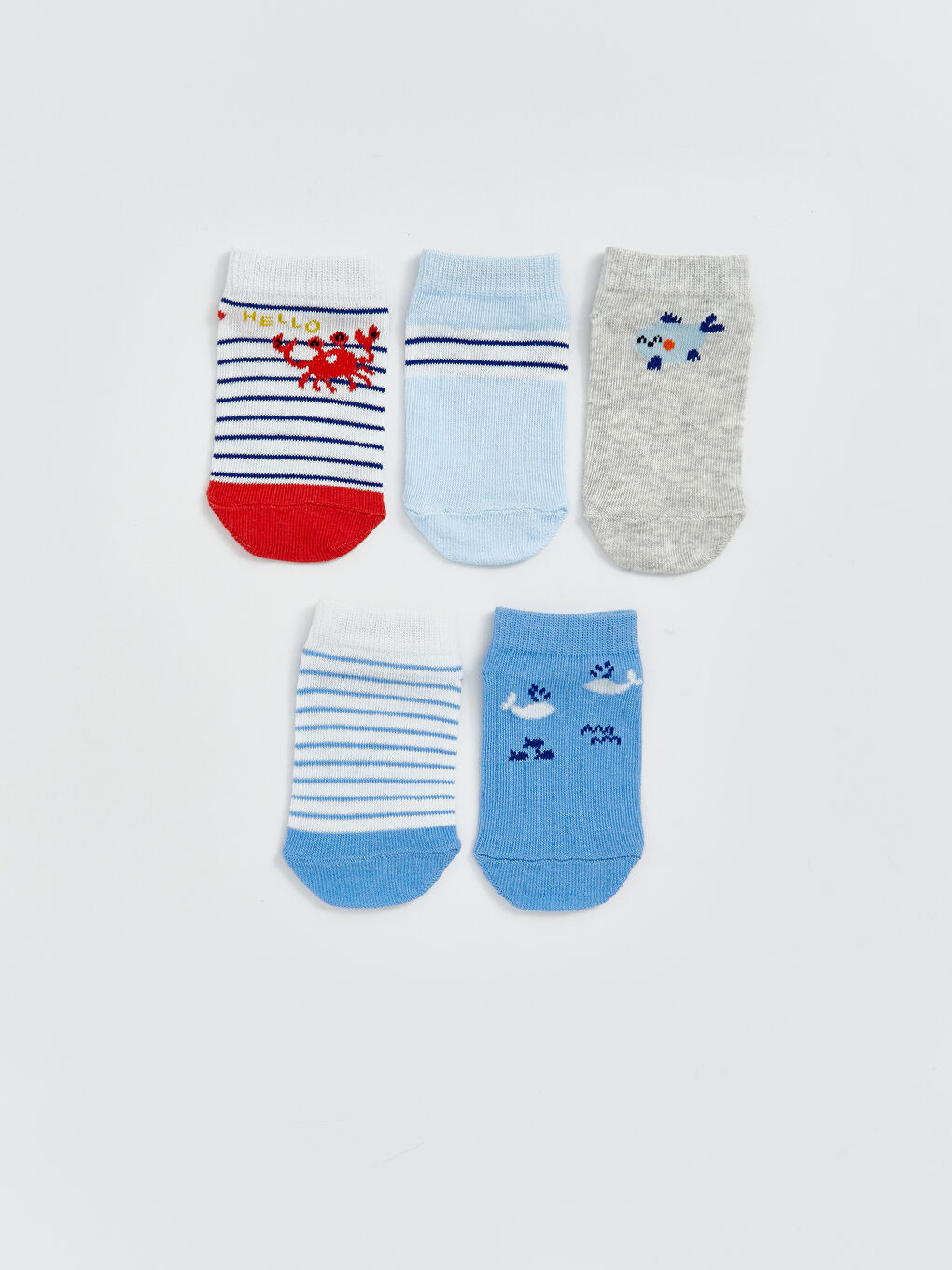 Baby Boy Booties Socks 5 Pack -S5EJ33Z1-FDU