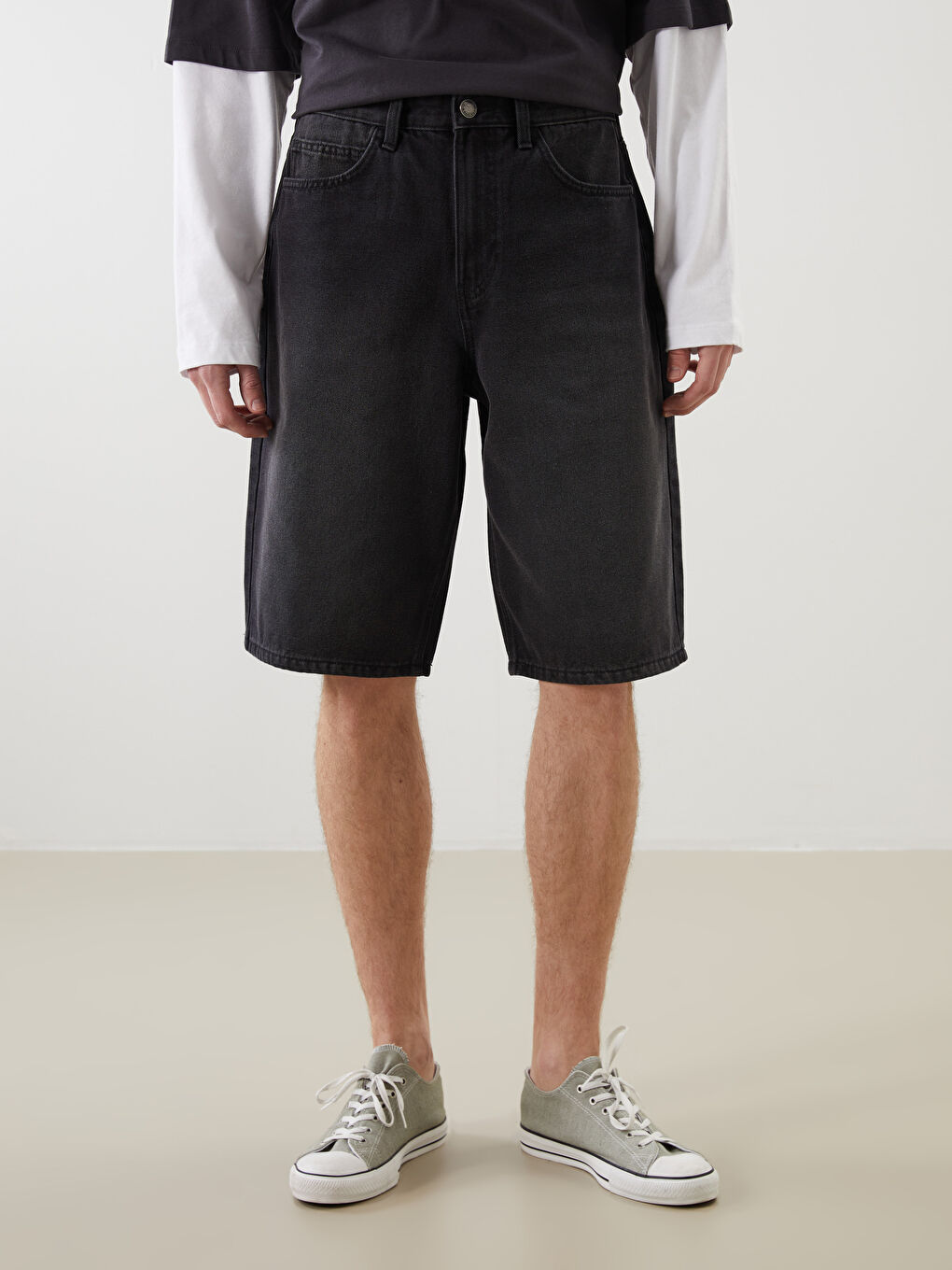 Muški džins šorc, comfortable fit -S5EJ41Z8-326
