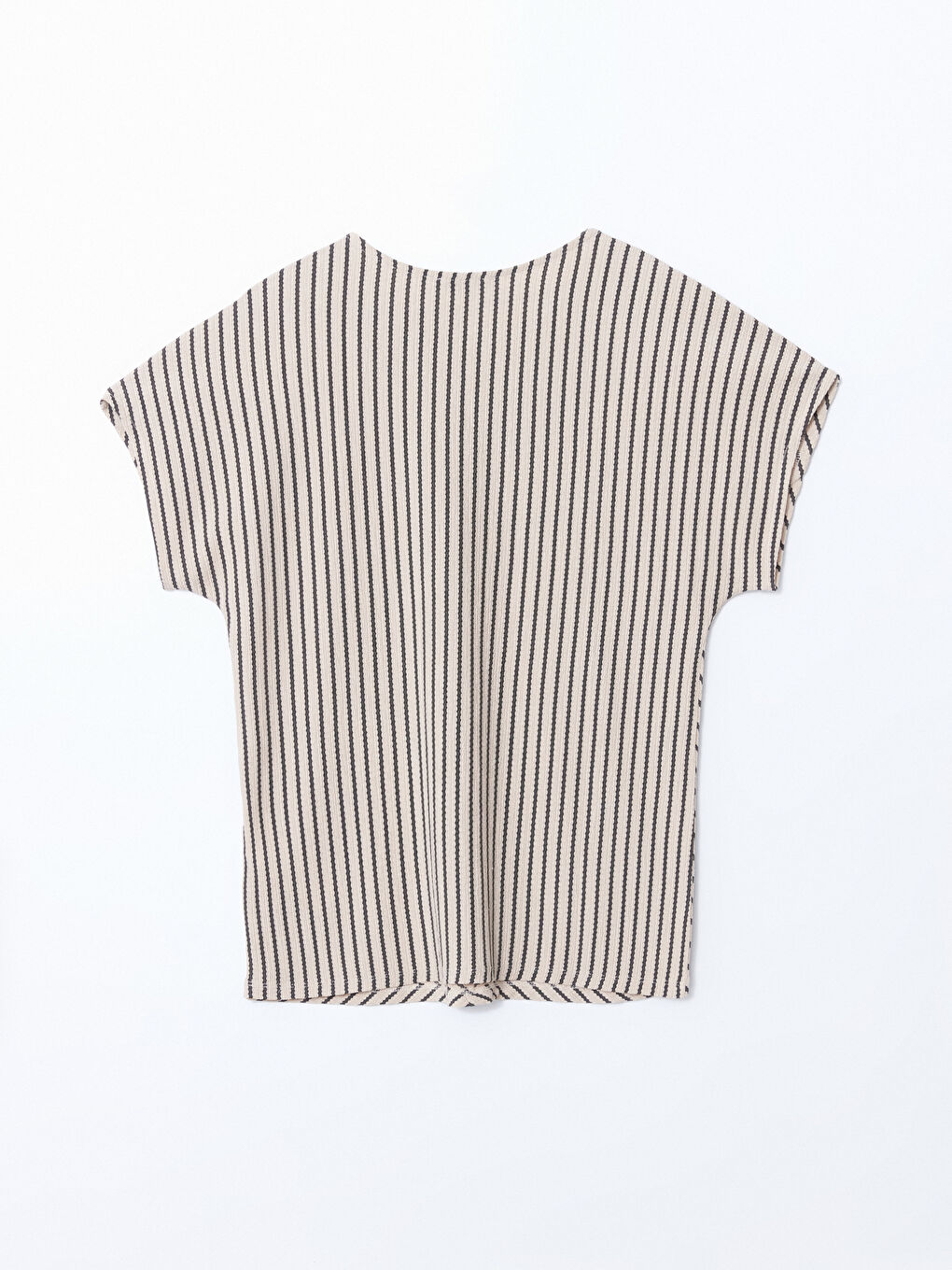 Crew Neck Striped Women T-Shirt -S5EJ44Z8-ELZ