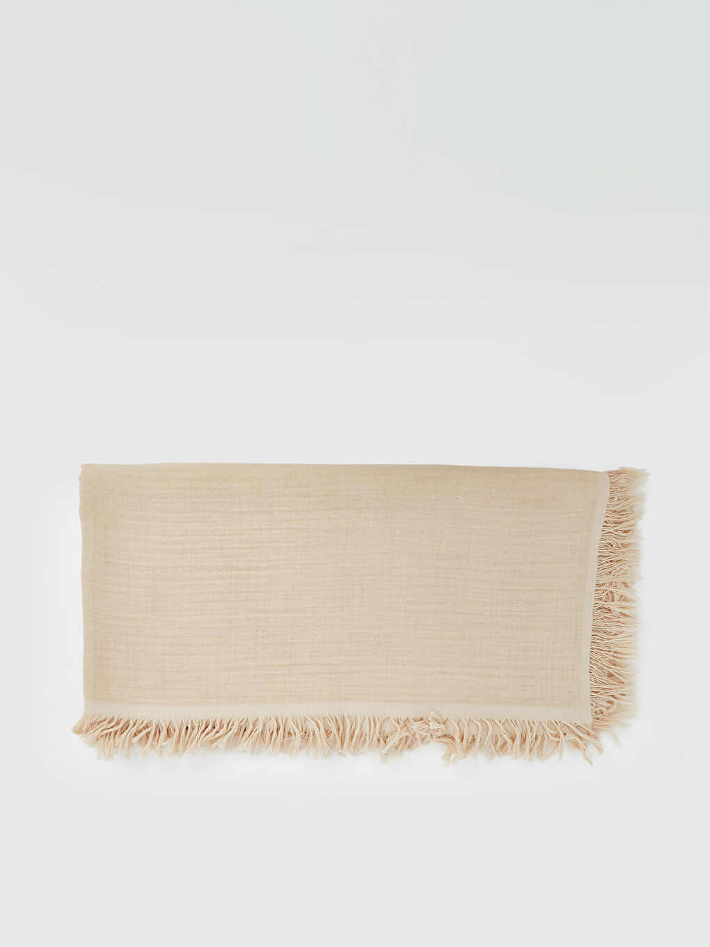 LCW baby Fringed Baby Boys' Muslin Shawl 100x100 cm -S5EJ61Z1-YDJ