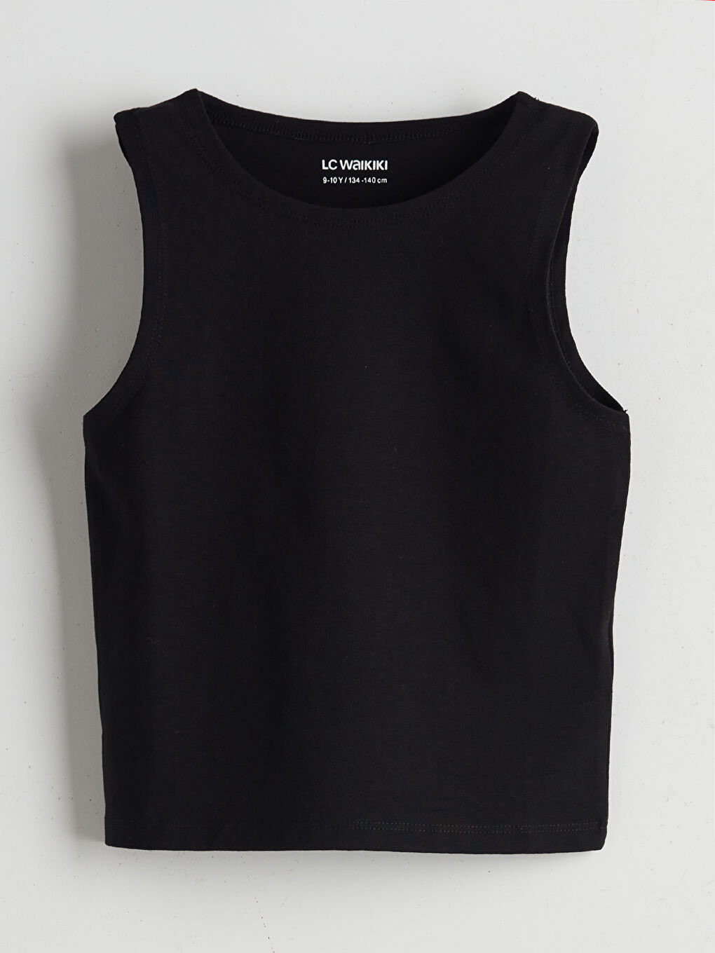 Girl BLACK Tank Top -S5EJ62Z4-CVL