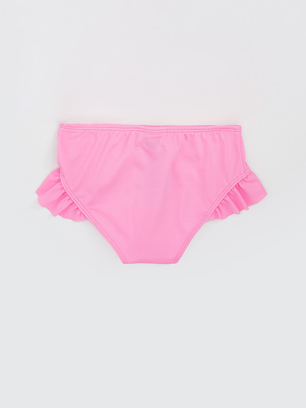 Lila Fırfırlı Kız Çocuk Bikini Altı-1