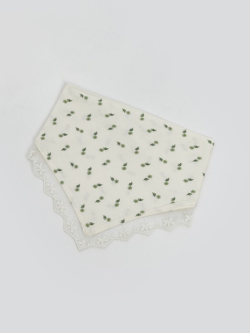 Çiçek Desenli Kız Bebek Mama Önlüğü-1