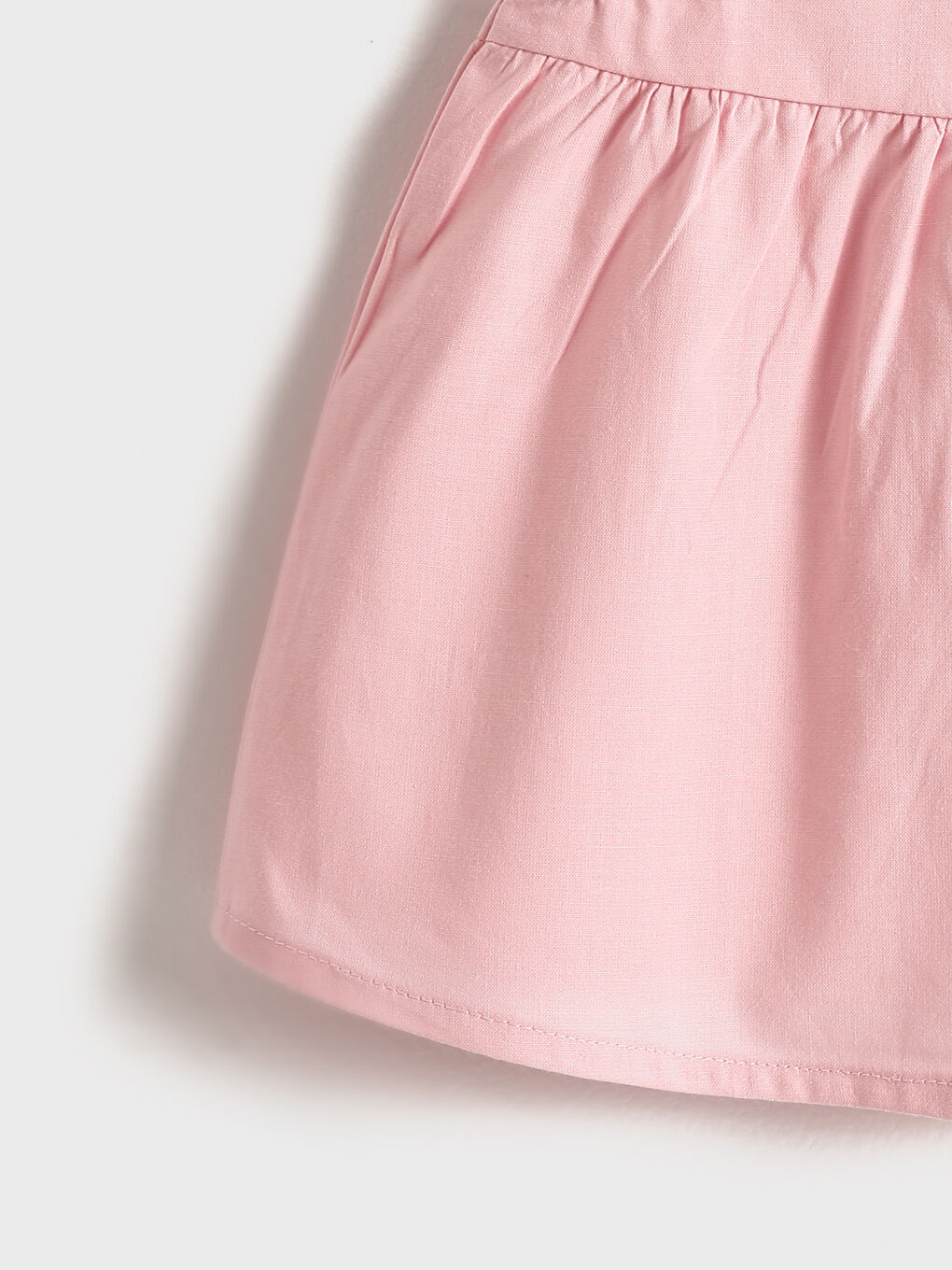 Girls' Peter Pan Collar Short Sleeve Shirt -S5EK40Z1-QWL