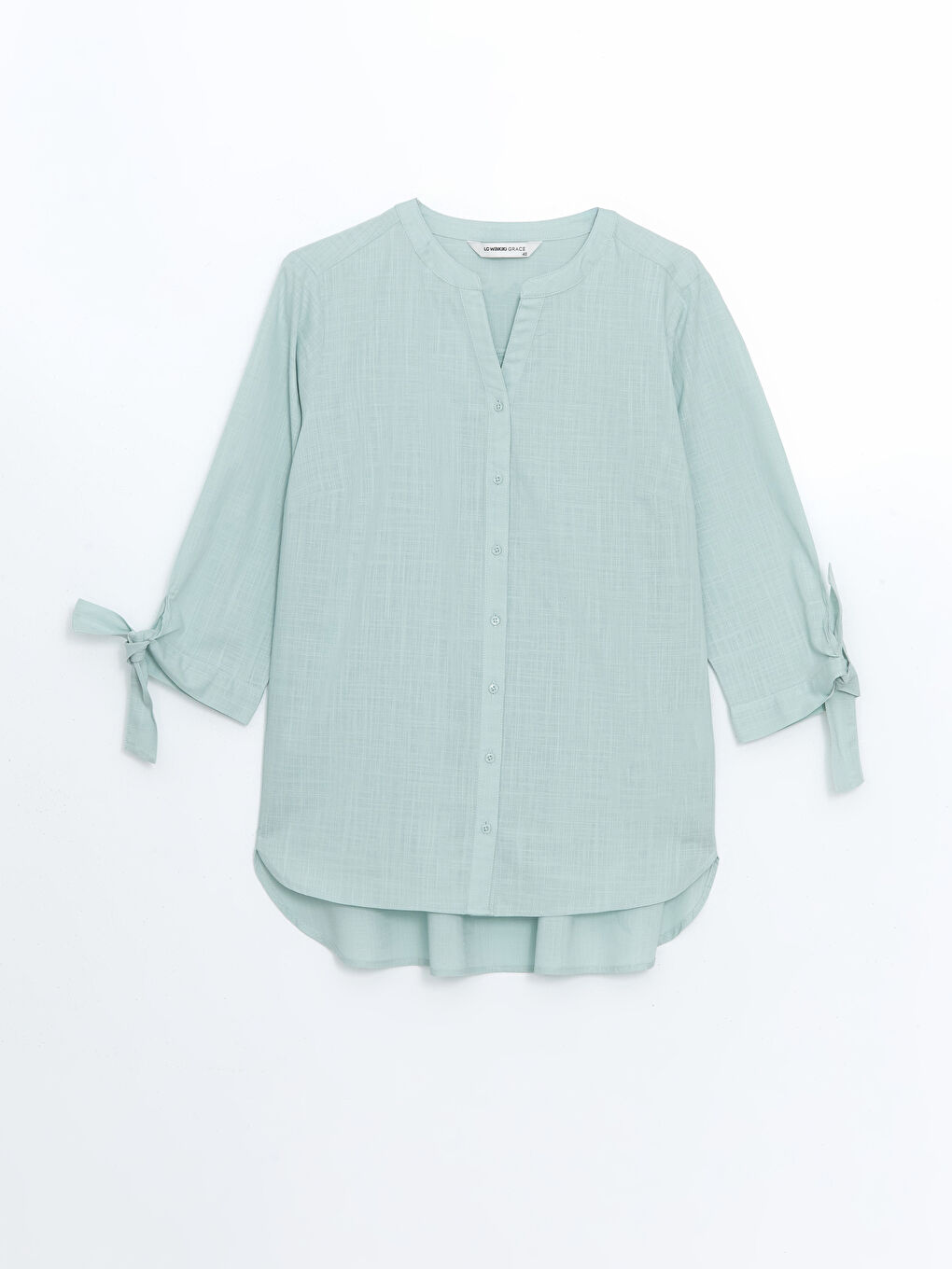 Regular Fit Women's Shirt with Bow -S5EK44Z8-GAQ