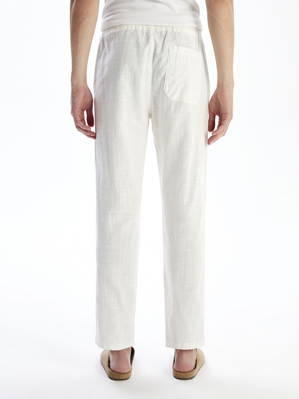 پانتۆڵی ڕاحەت فیتی دەركەوتنی كەتان بۆ پیاوان-7