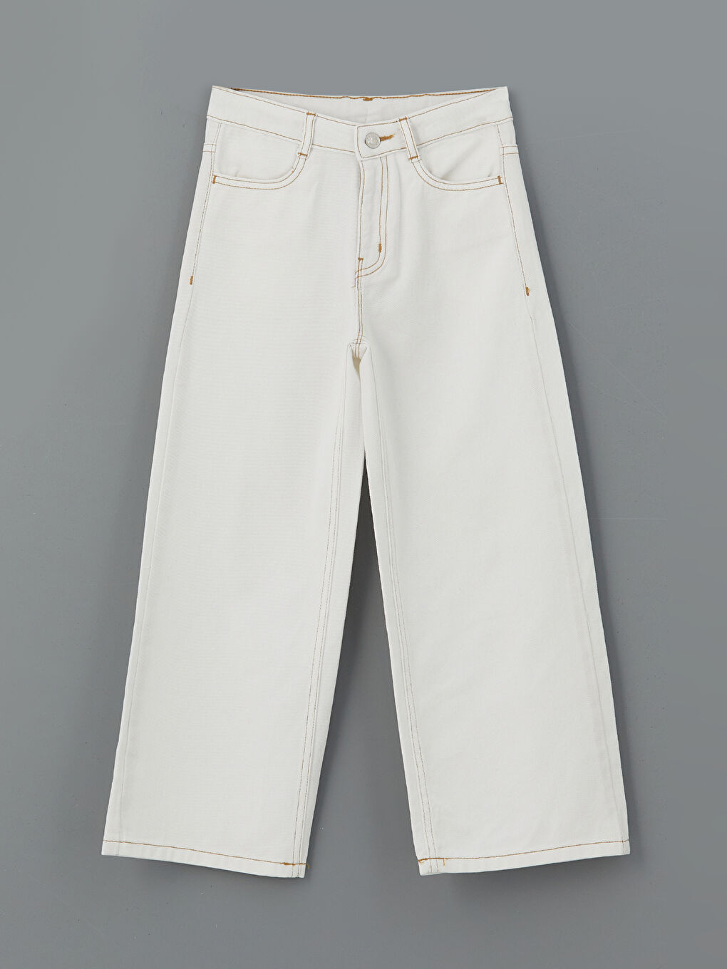 جينز طوبي مصفر بنت-1