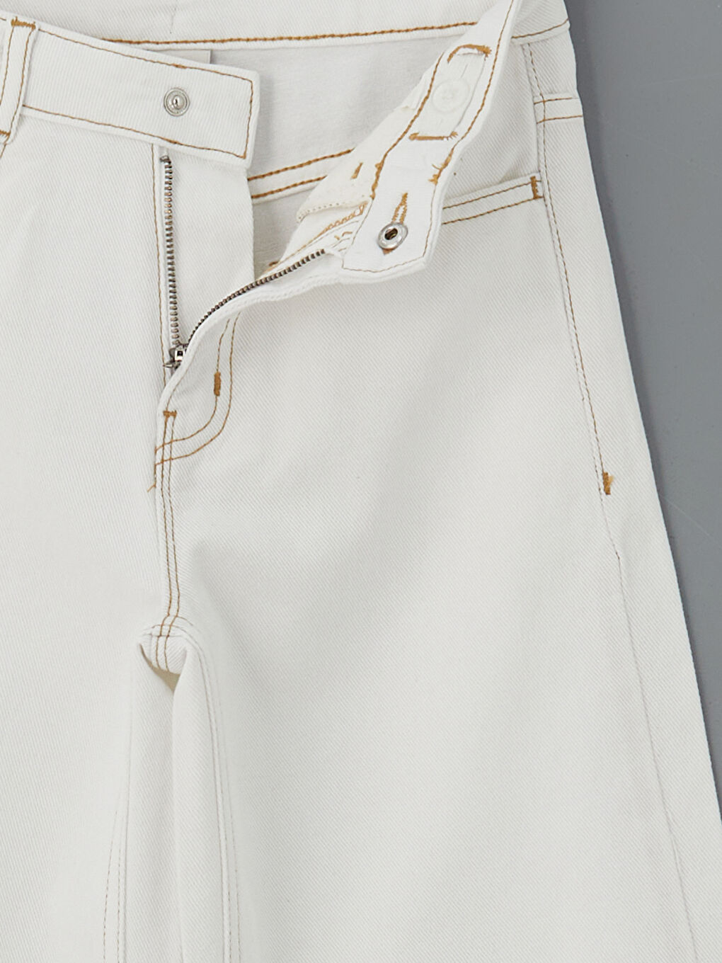 جينز طوبي مصفر بنت-3