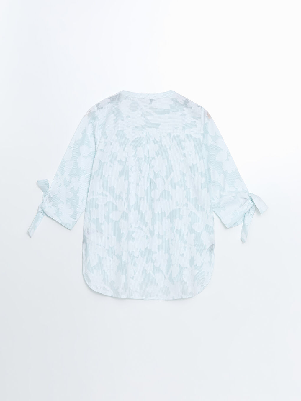 Collared Neck Patterned Women's Shirt -S5EK67Z8-RUY