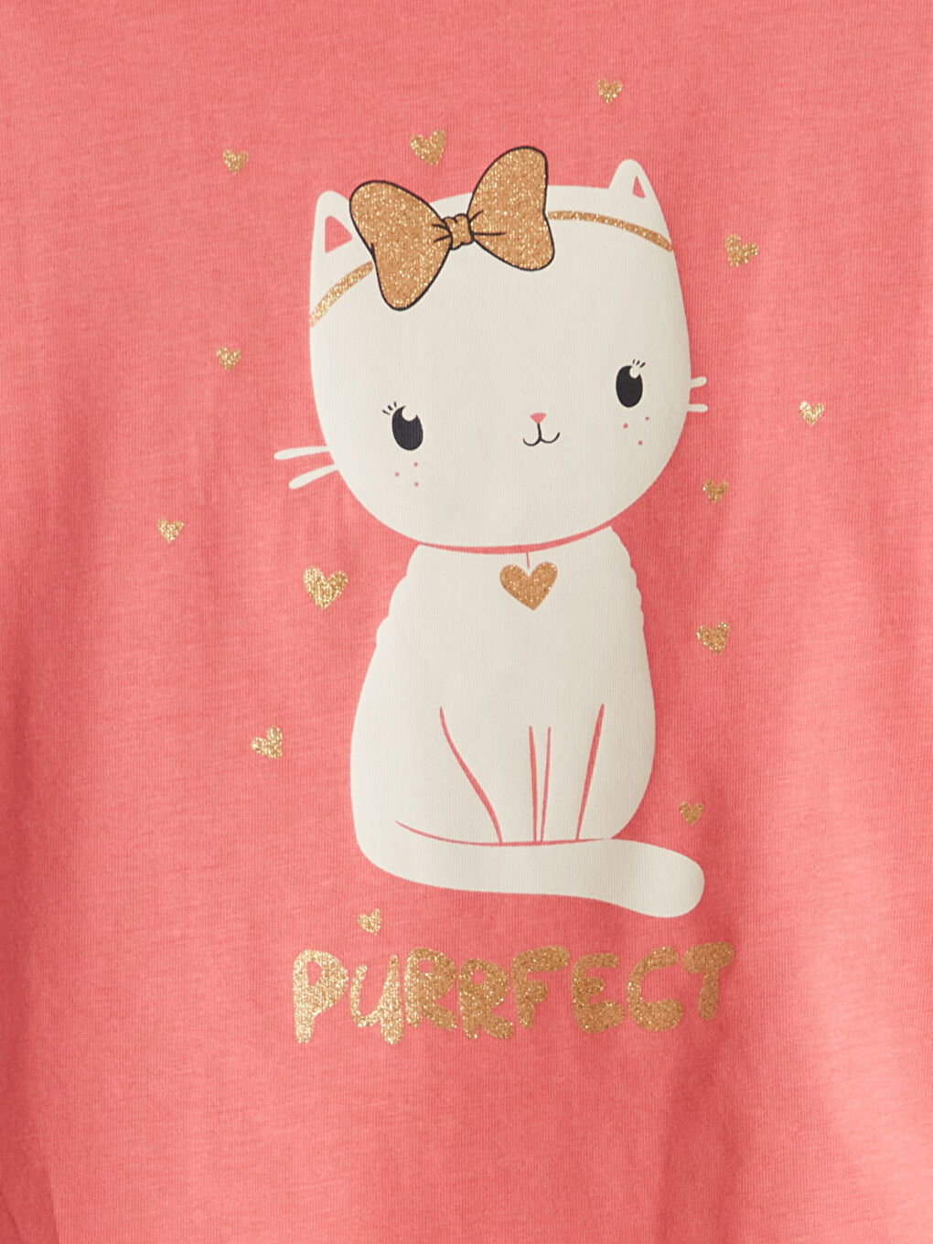 Crew Neck Printed Jersey Girls' T-Shirt -S5EK73Z1-GHJ