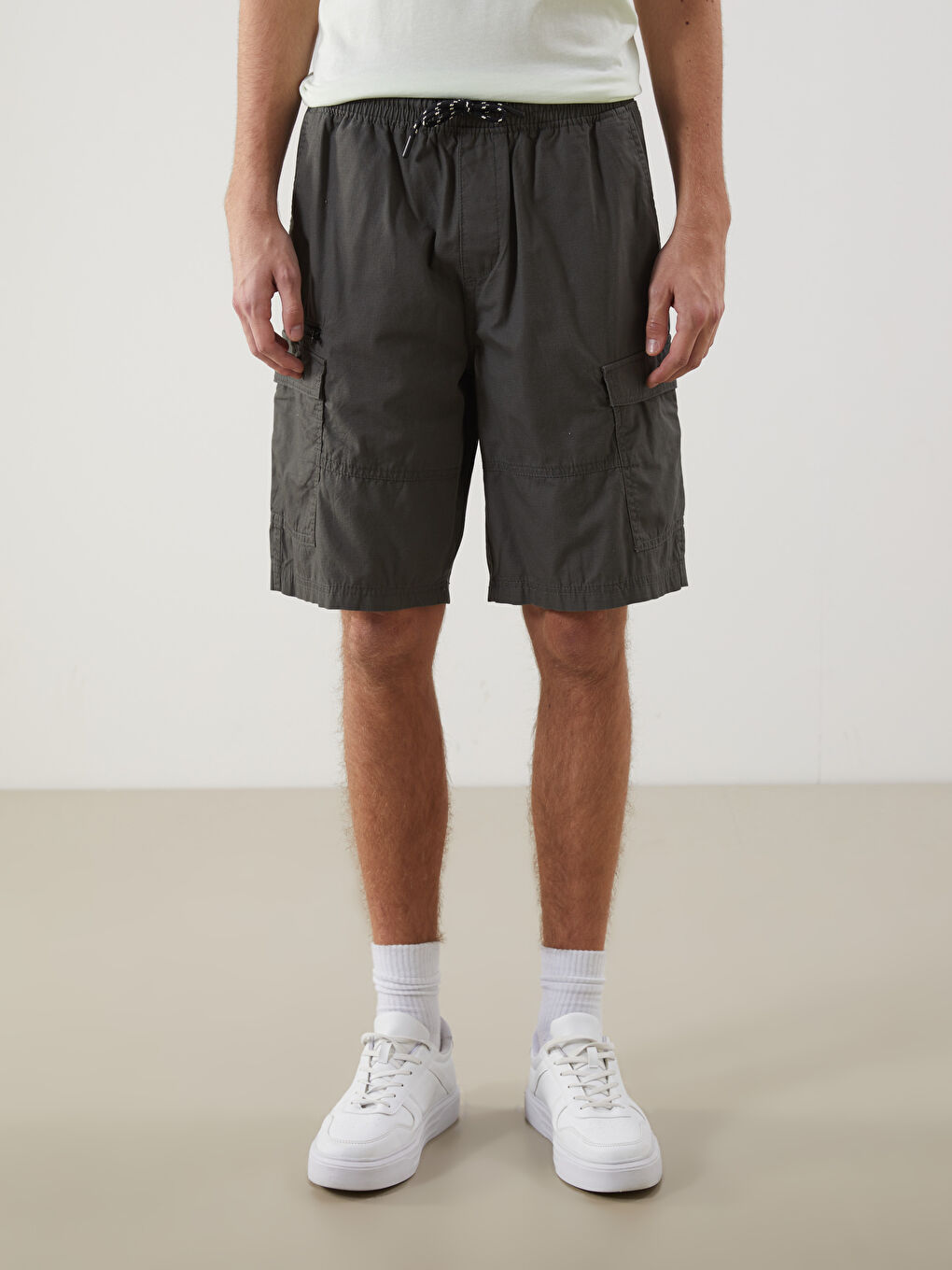 Comfortable Fit Men's Cargo Shorts -S5EK74Z8-R38
