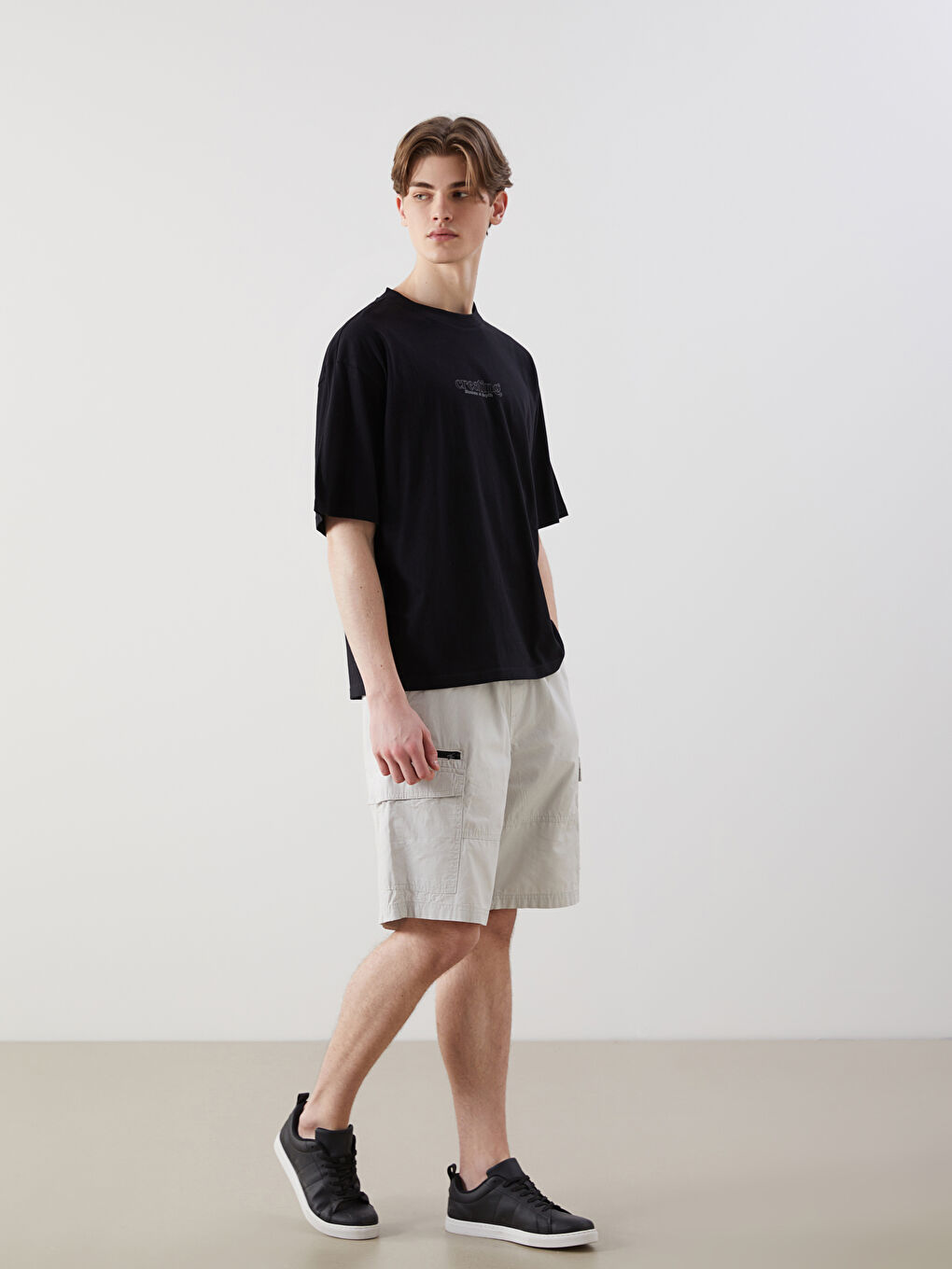 Comfortable Fit Men's Cargo Shorts -S5EK74Z8-V1F