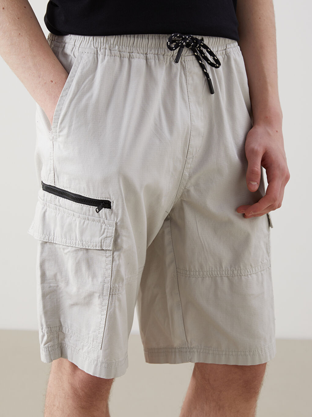 Comfortable Fit Men's Cargo Shorts -S5EK74Z8-V1F