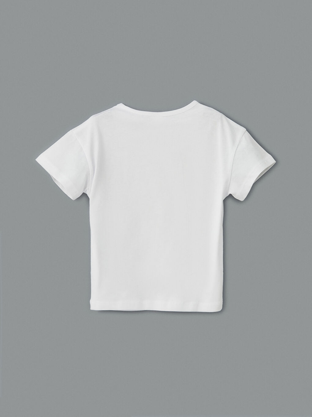 Футболка с круглым вырезом, с принтом, джерси, для девочек-1