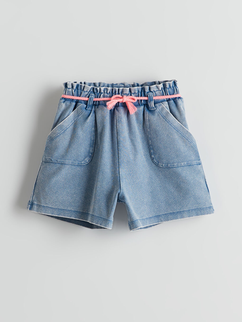 Basic Girls' Shorts with Elasticated Waist -S5EL14Z1-311