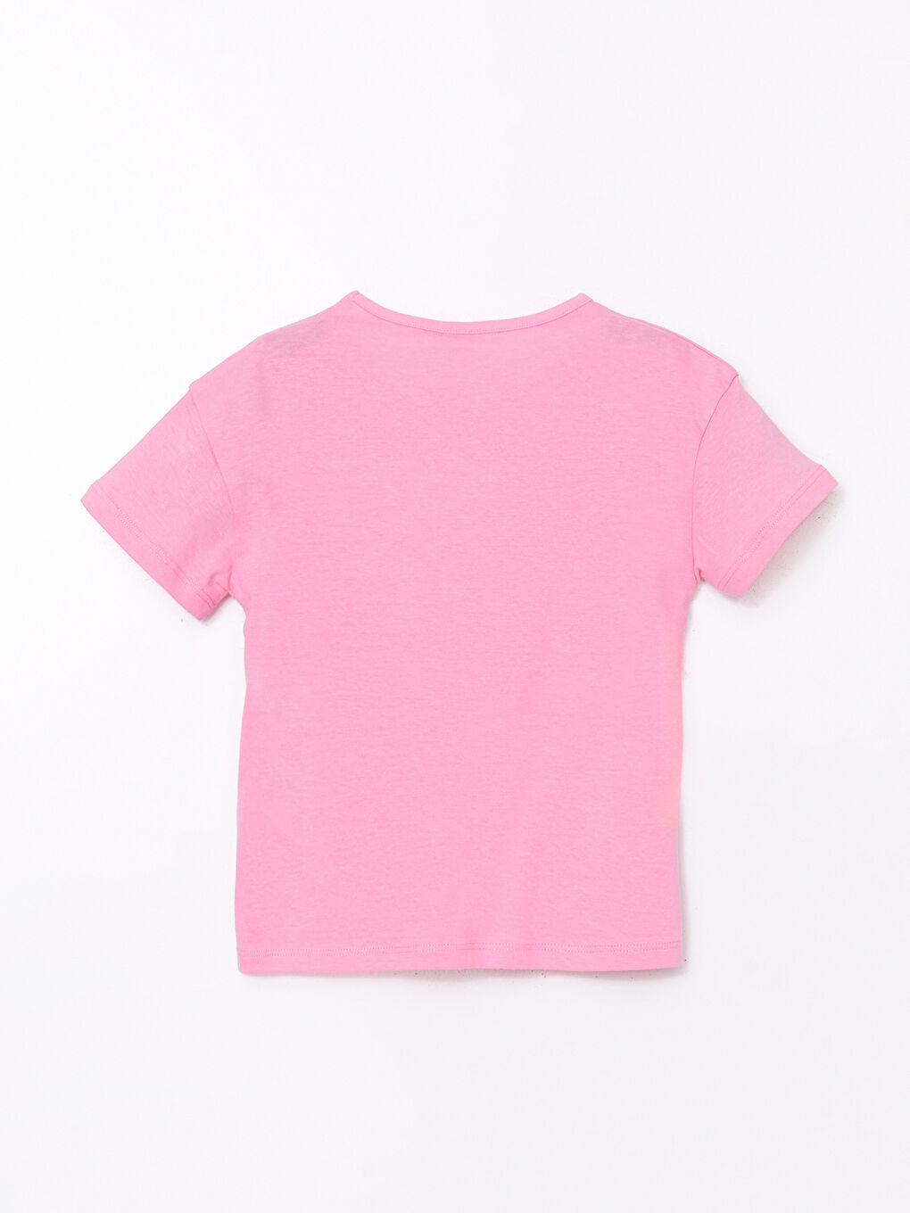 Crew Neck Floral Cotton Girl'S T-Shirt -S5EL33Z1-FNL