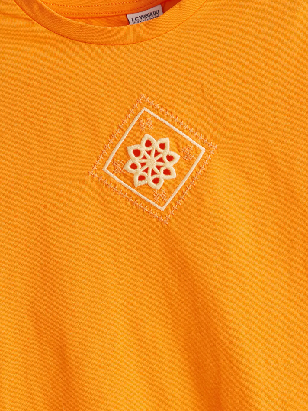 Crew Neck Girl's T-Shirt -S5EL67Z4-KY0