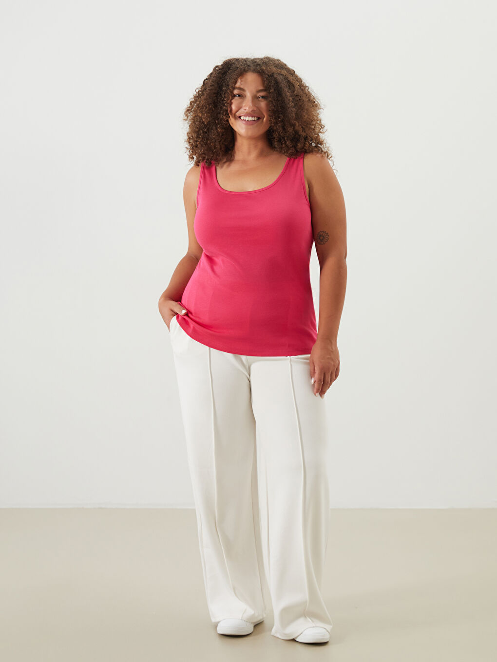 U Neck Women's Tank Top -S5EM09Z8-GXQ