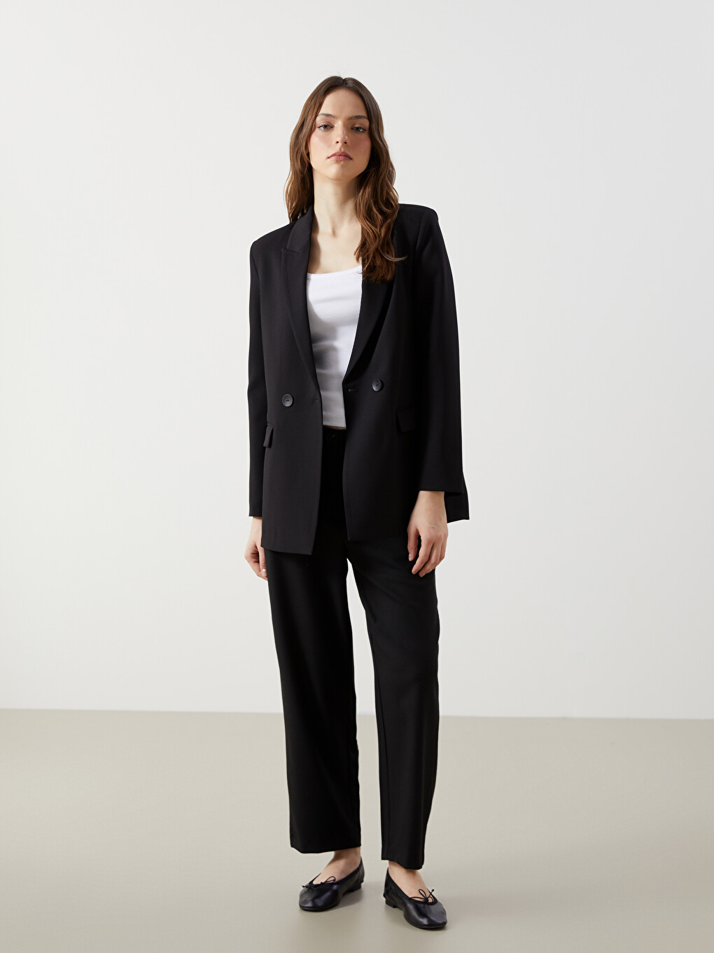 Siyah Kadın Blazer Ceket-1