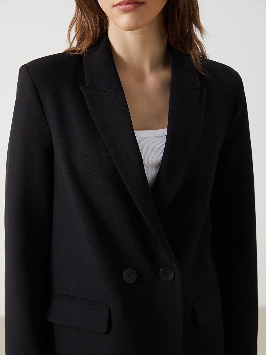 Siyah Kadın Blazer Ceket-2