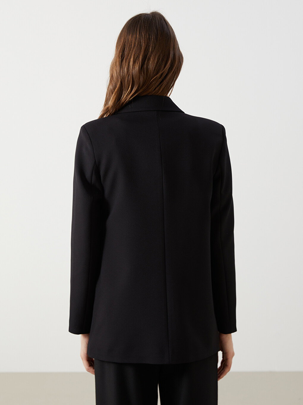 Siyah Kadın Blazer Ceket-3