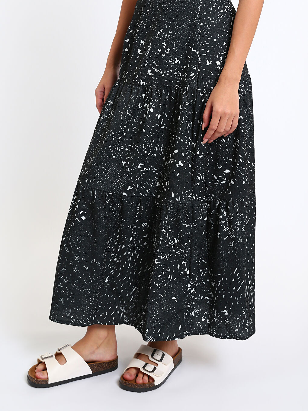 Elastic Waist A-Line Women's Skirt-3