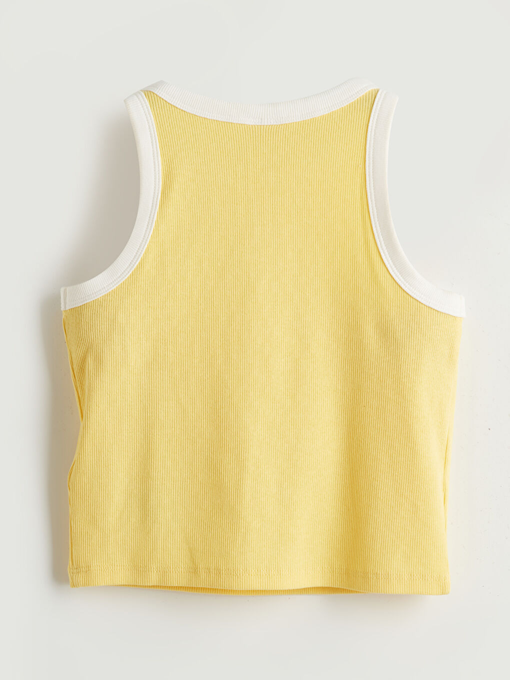 Crew Neck Miami Embroidered Girls' Tank Top -S5EM18Z4-FRN